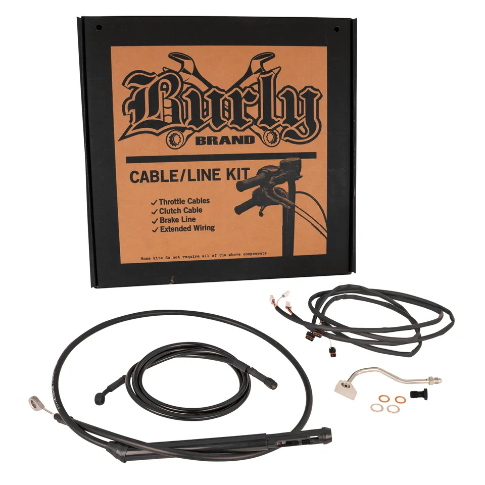 Burly Control Kit 15" Black FLH/T21-Up