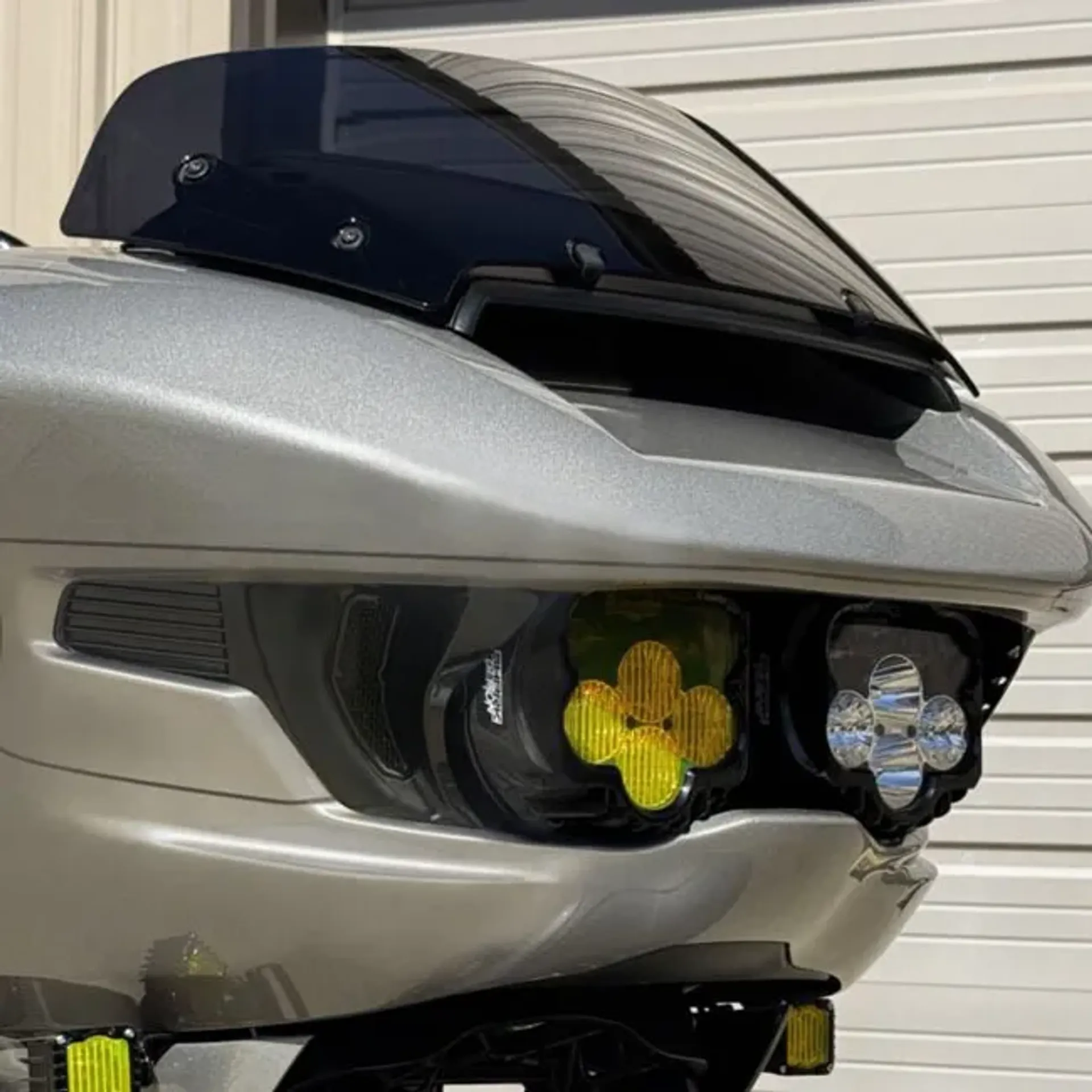 Custom Dynamics, Shark Demon LED headlamp kit. White/yellow