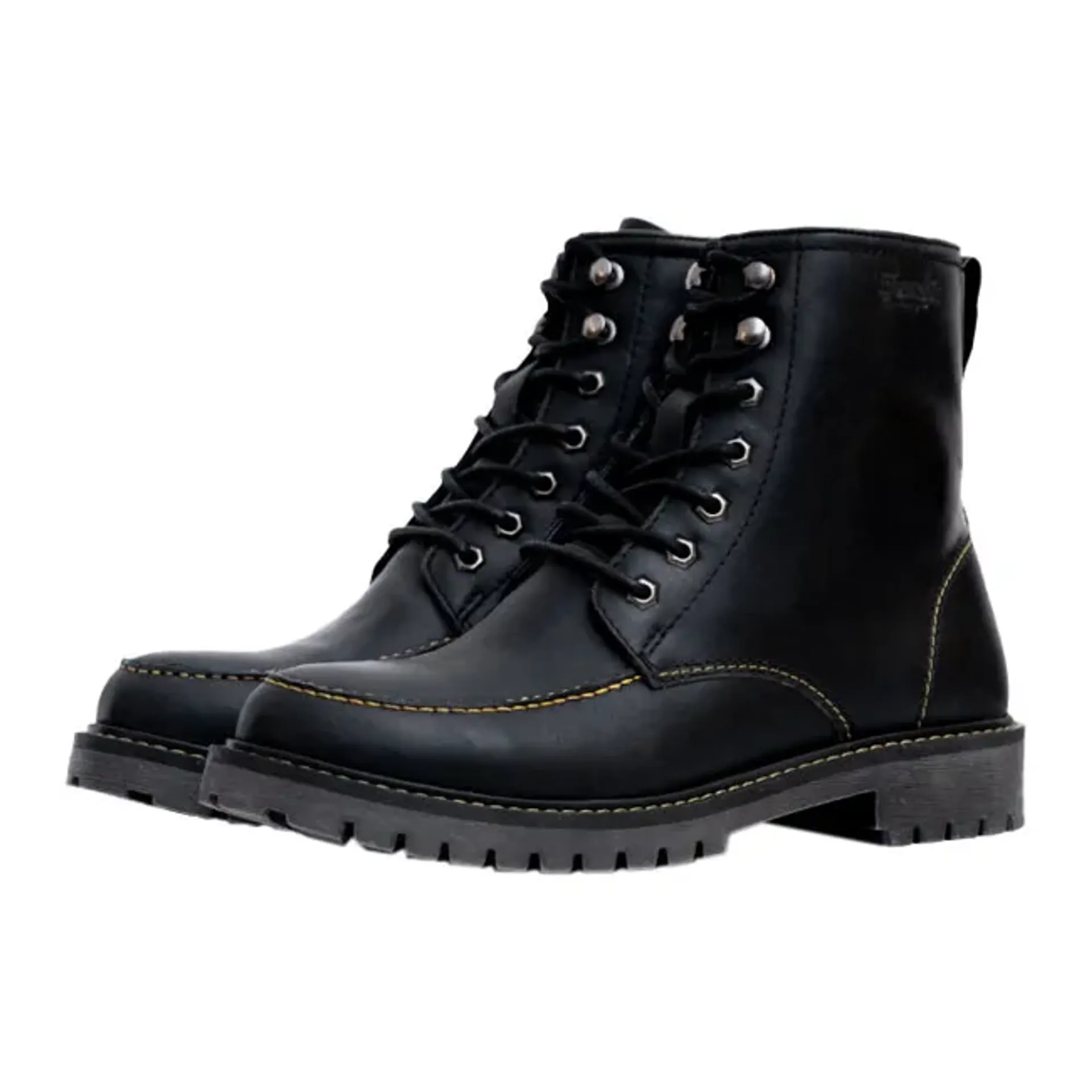 Trip Machine Moc-toe boots black