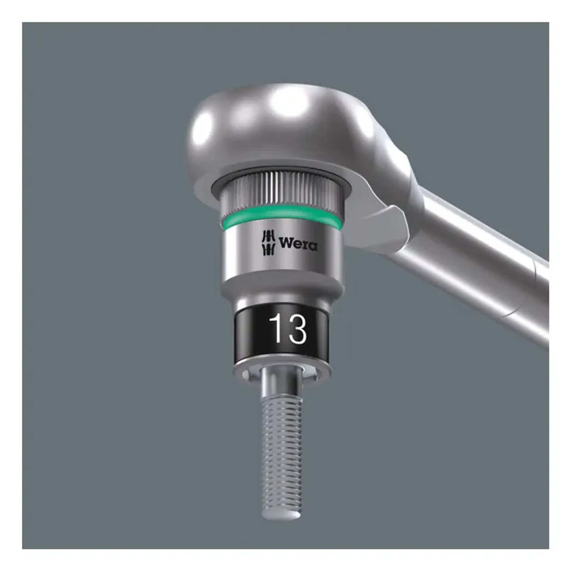 Wera Zyklop 1/2" Hex socket set with holding function Metric