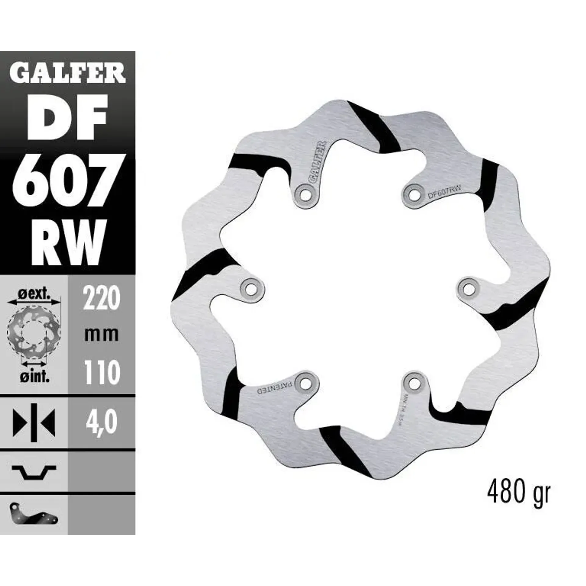 Brake Disc Fixed Wave Gr