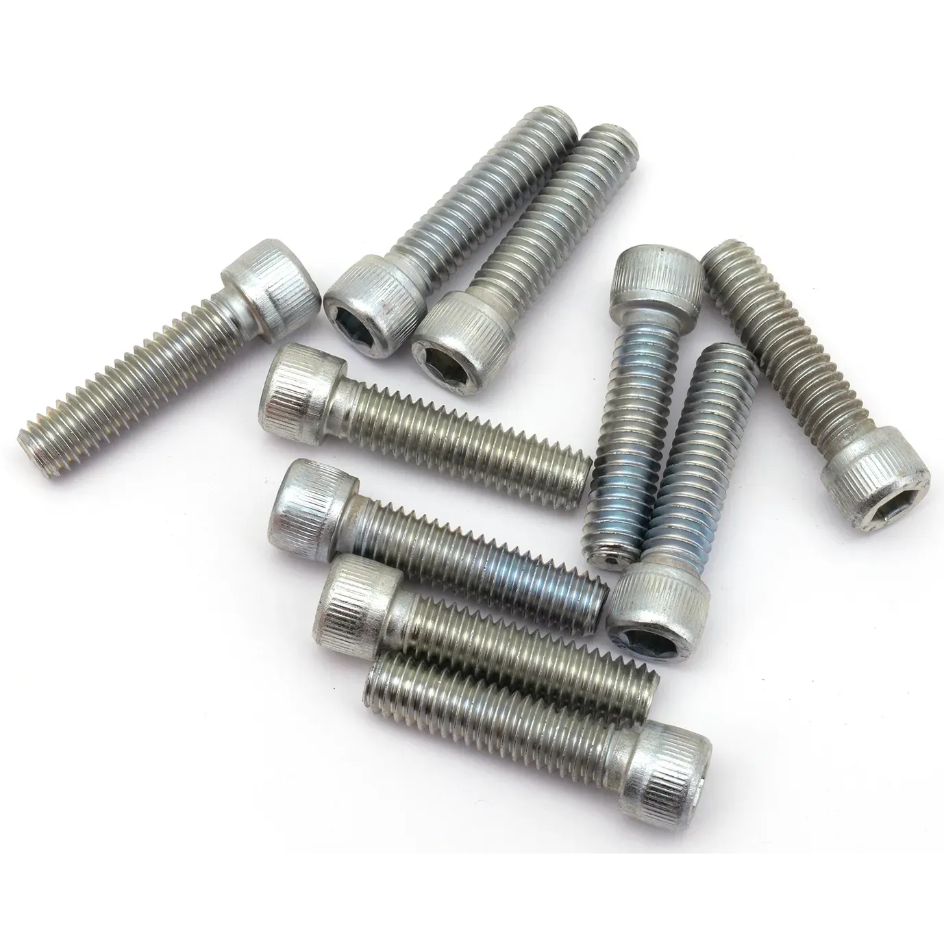 10pck allen bolt 5/16-18x1-1/4" UNC zin