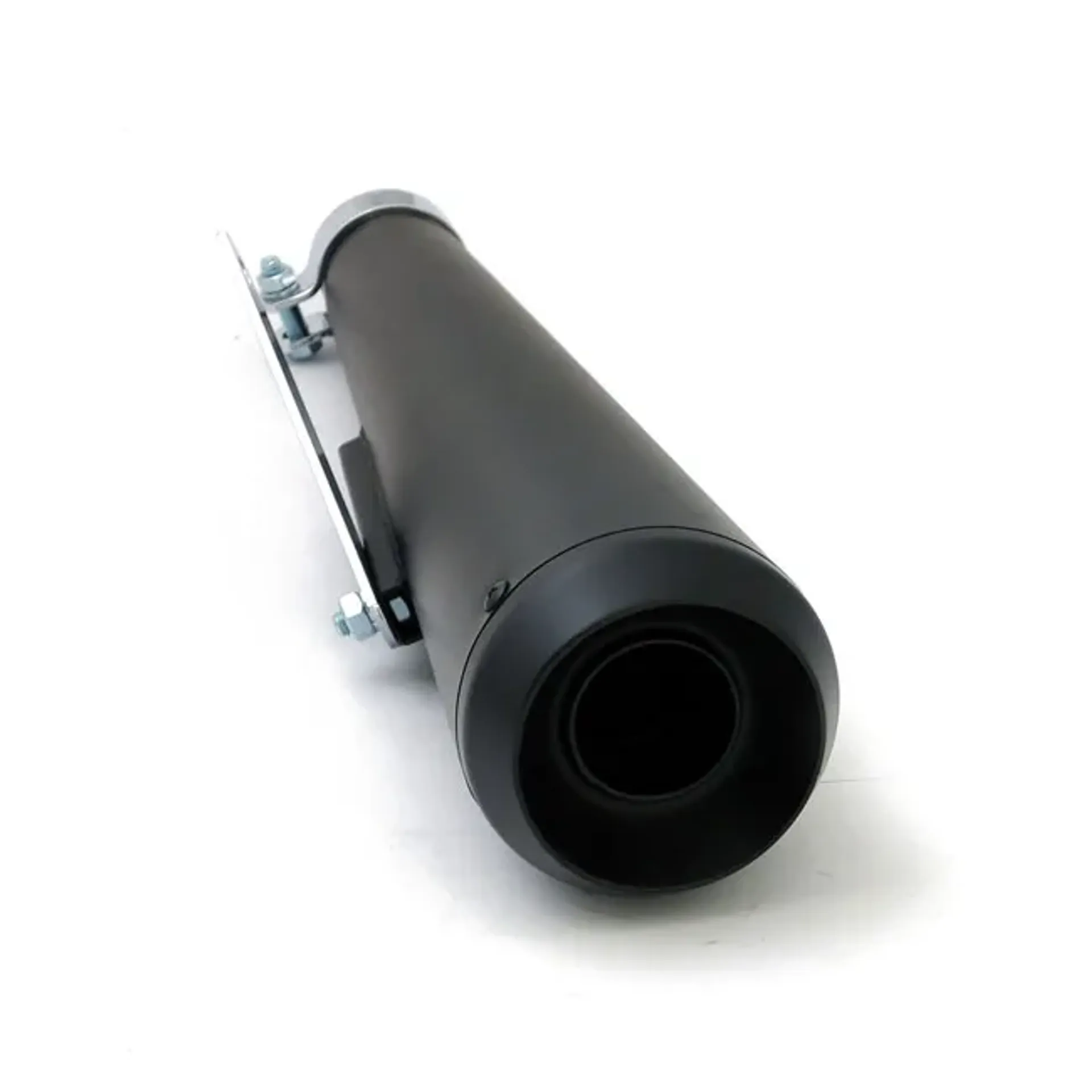 Megaphone universal muffler 16.5" long black with TE tip