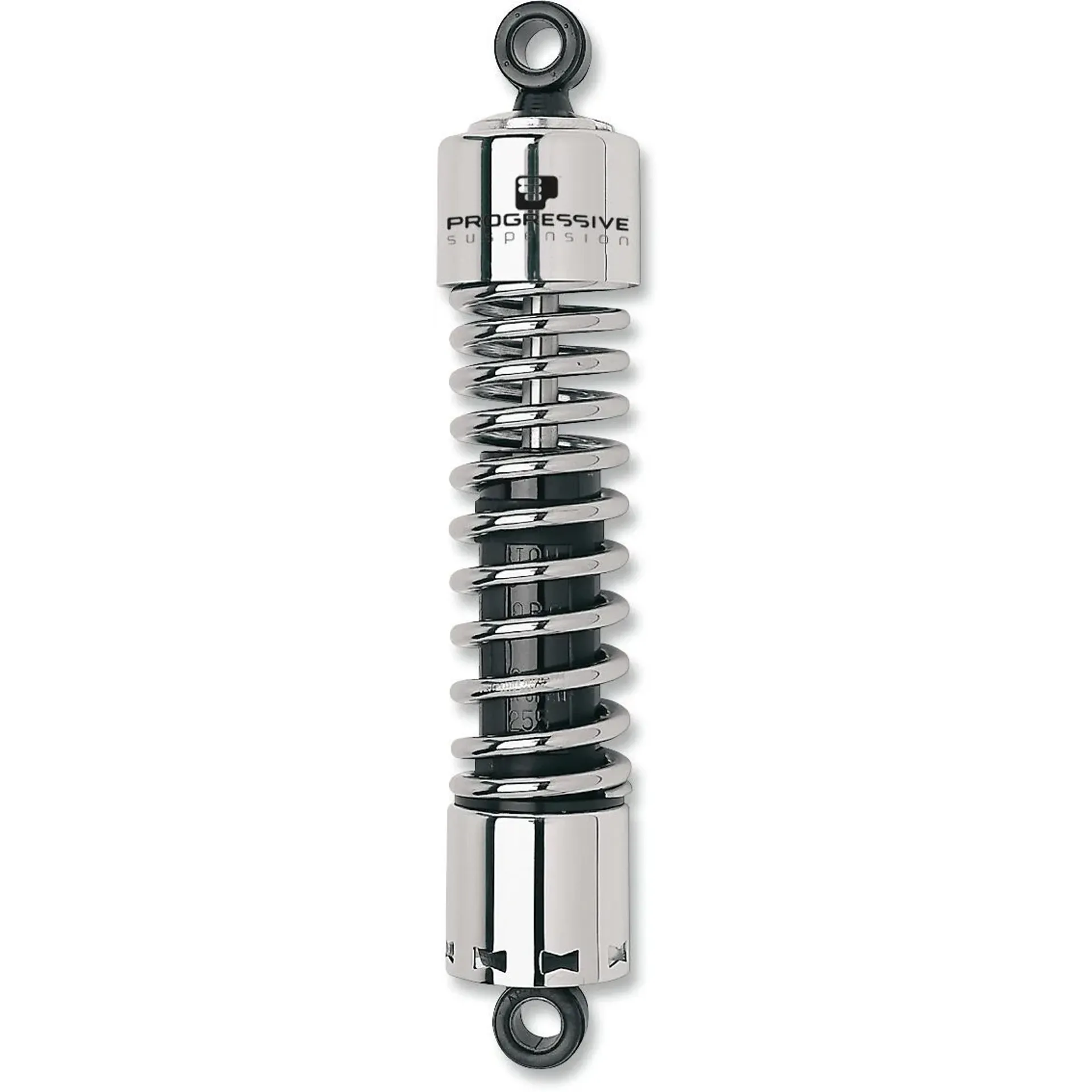Progressive Suspension 412 Series Heavy Duty American-Tuned Gas Shocks W/O Cover Chrome 12″