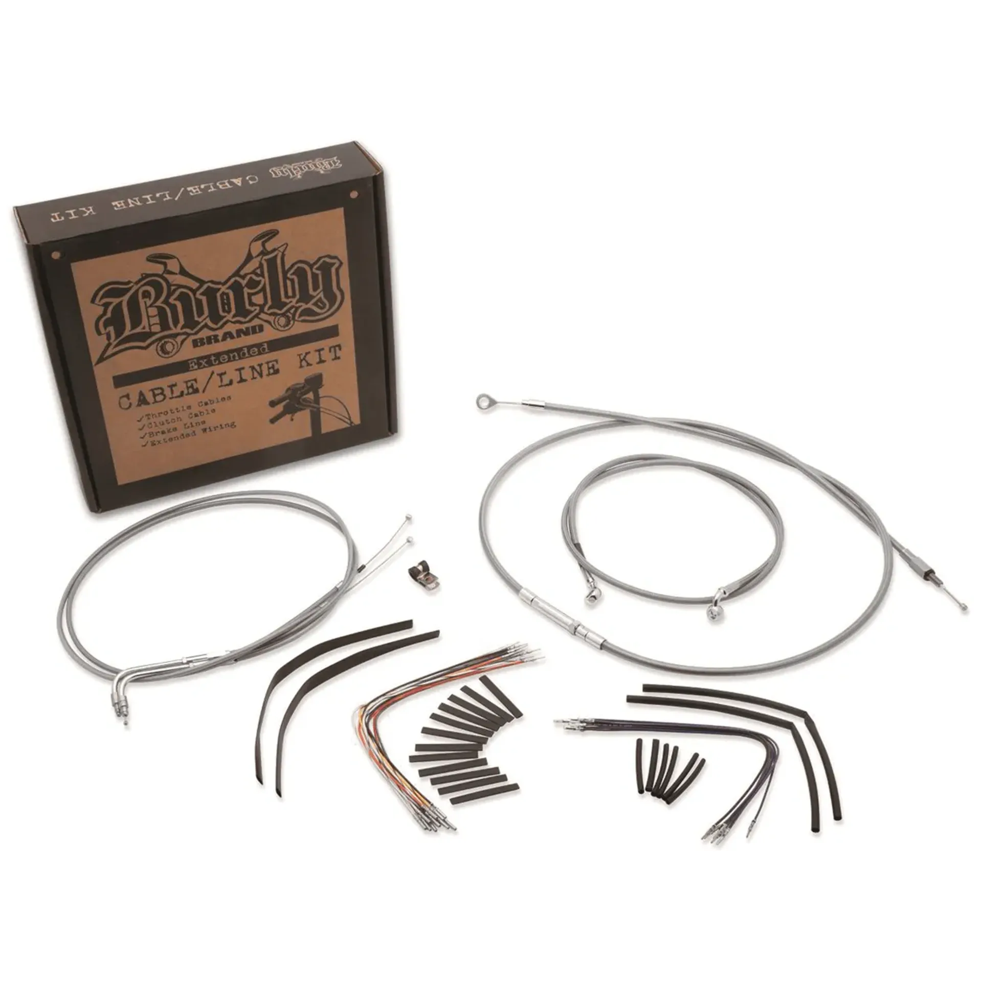 Cable kit braided St 14″ bar FLST00-06