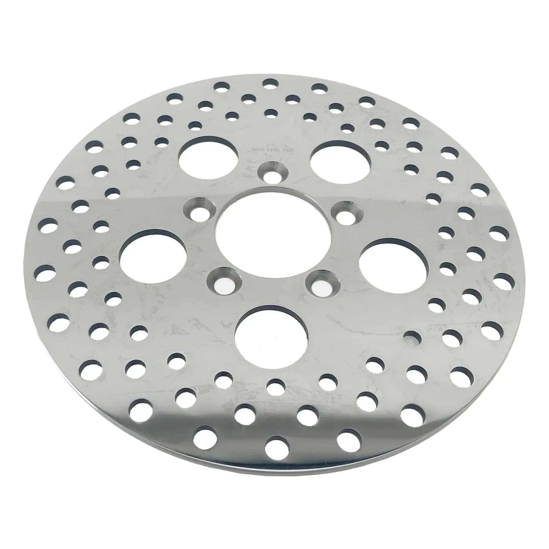 GZP Drilled St.st. rotor 10″ polished