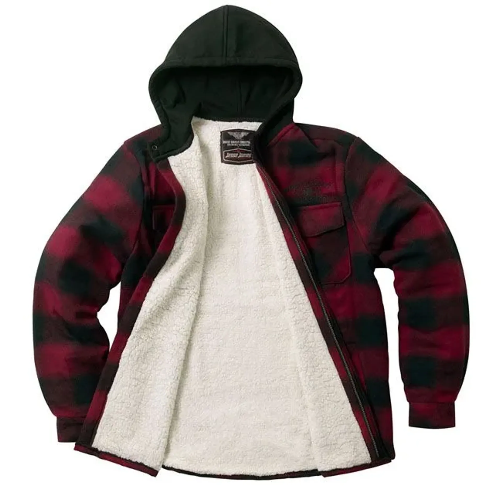 WCC Hell Bent Flannel jacket red/black