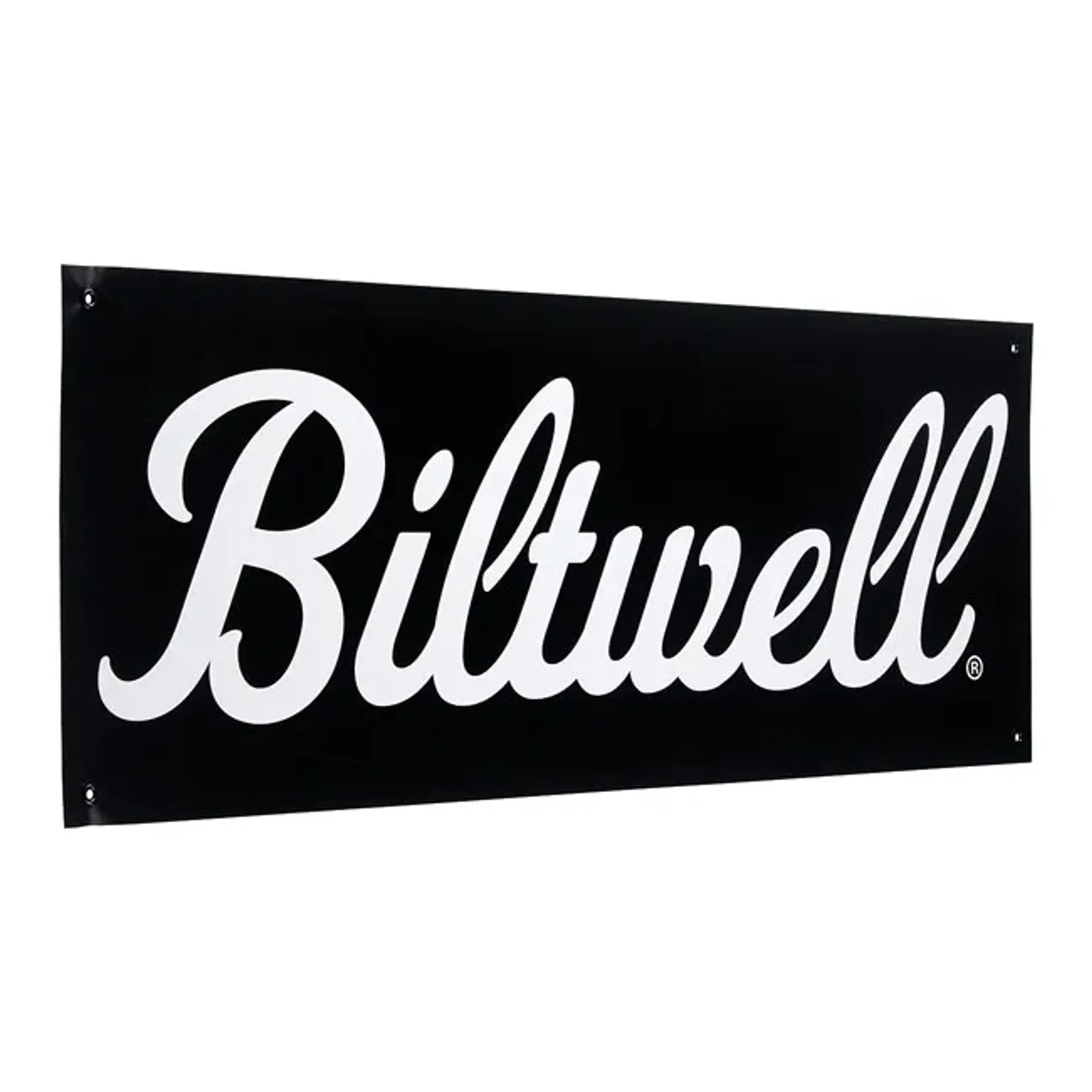 Biltwell Script Shop banner black/white