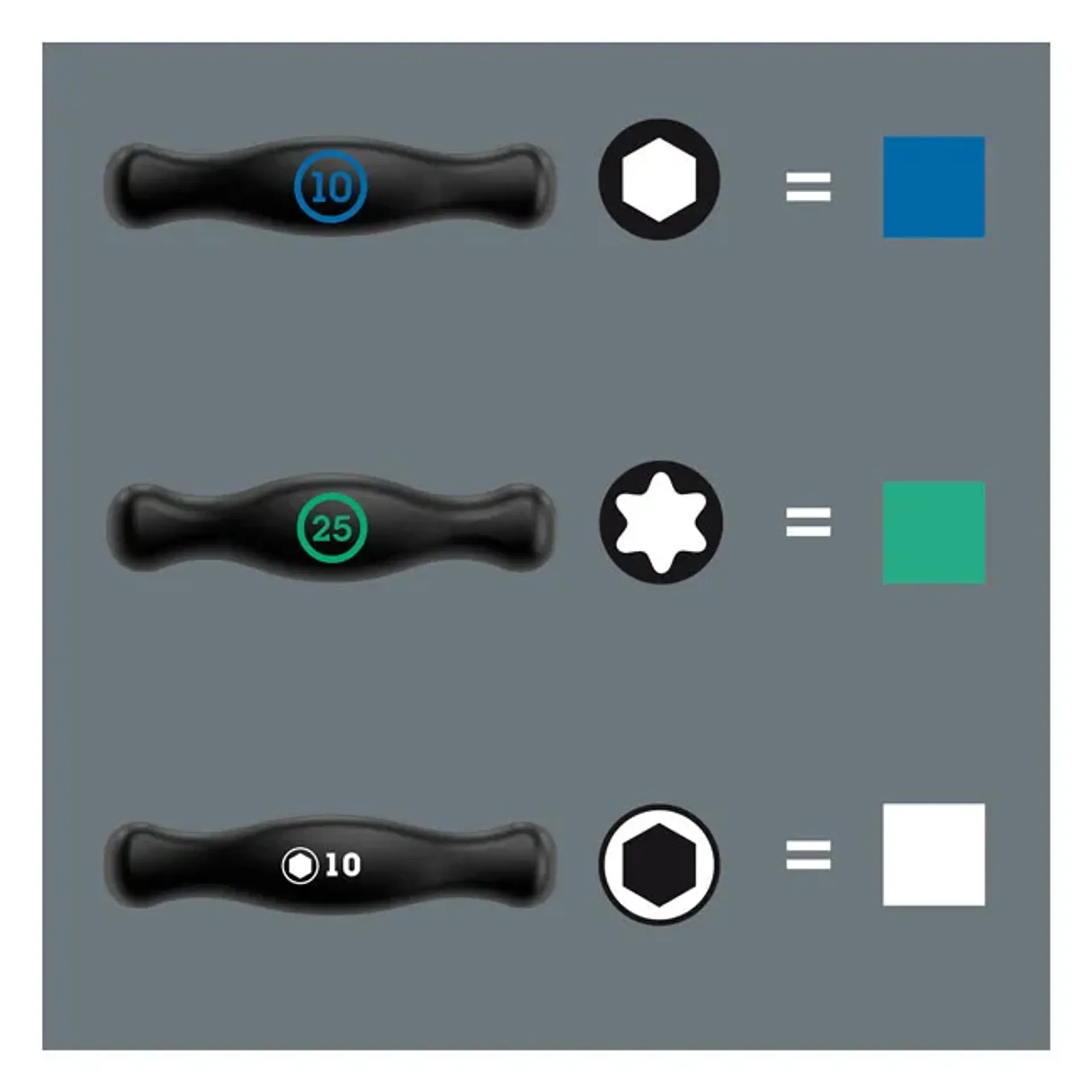 Wera HF T-handle TX25 Torx® driver series 467