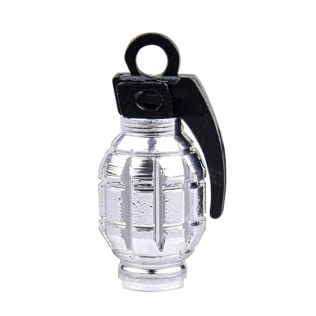 Trik Topz, Hand Grenade license plate mounts. Chrome
