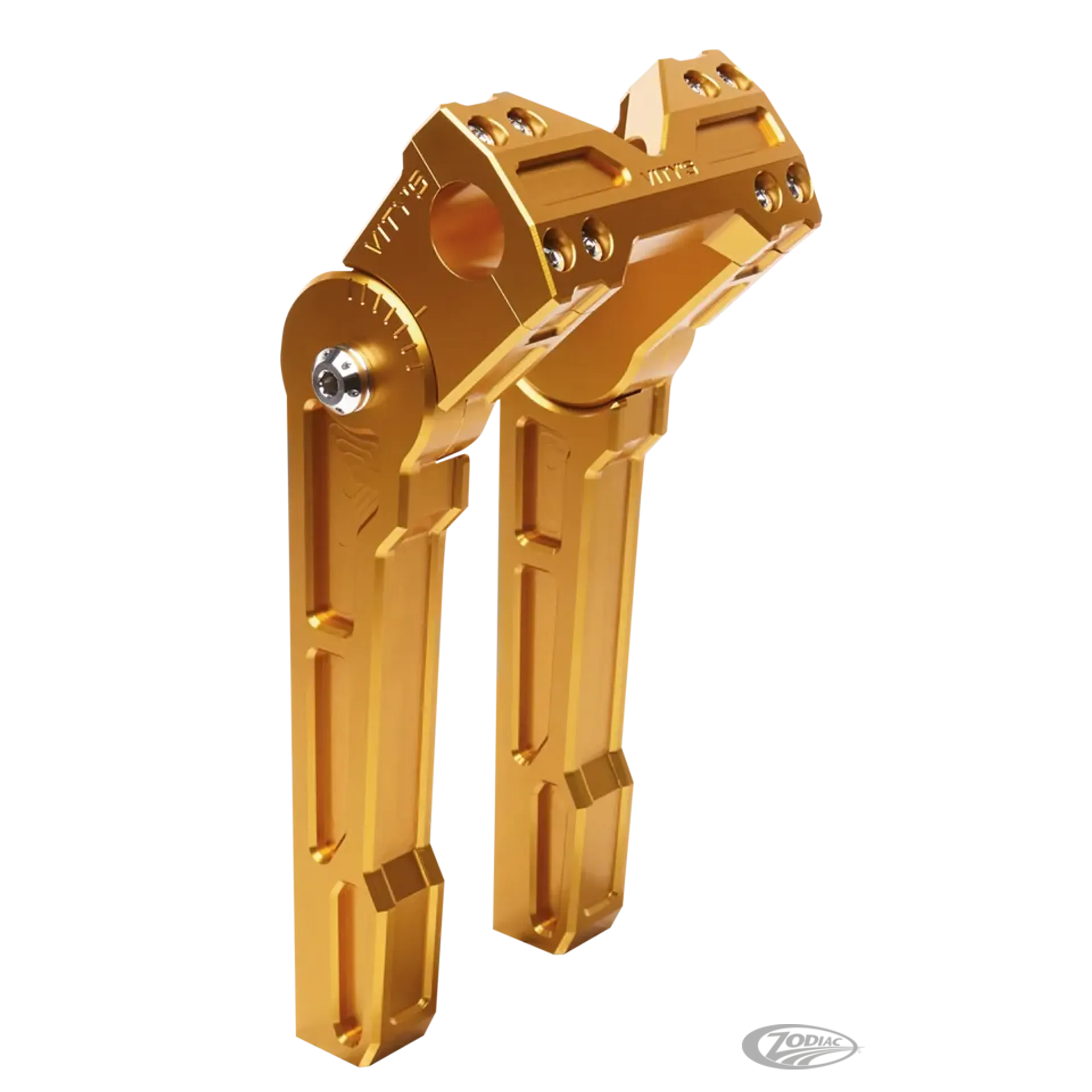 Adjustable 10″ riser set Gold