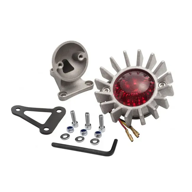 Motone Big Fin Tail light with fender mount - Afbeelding 2