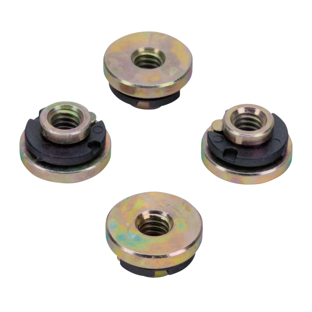 4pck Seat rear fender nut insert 1/4"-20