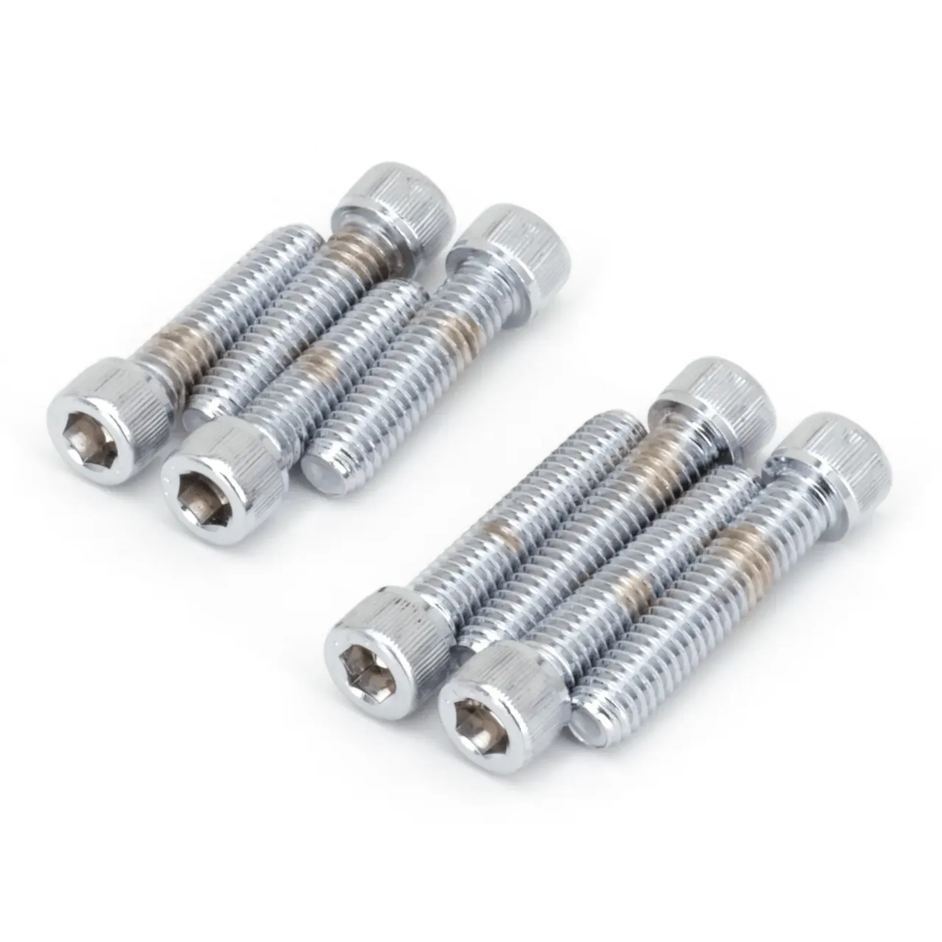 Chrome allen head screws h.bar clamp mnt