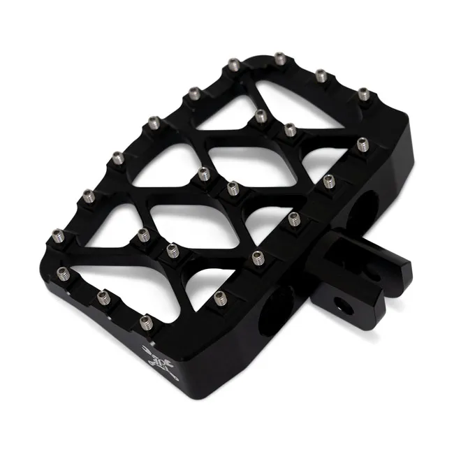 Burly, MX-Evolution mini rider floorboards. Black - Afbeelding 3