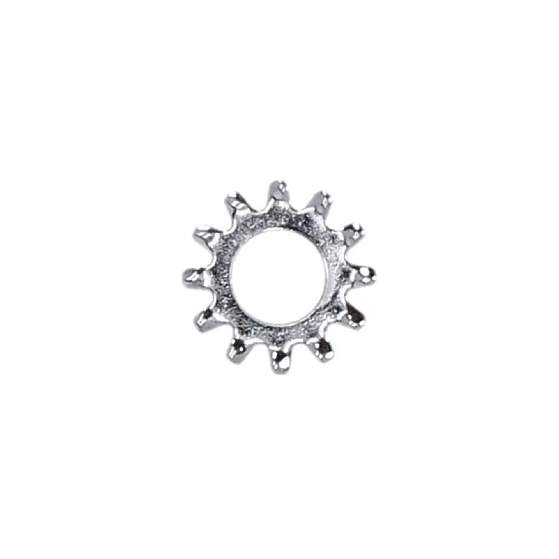Chrome external lockwasher, 5/16 inch - 25 pack