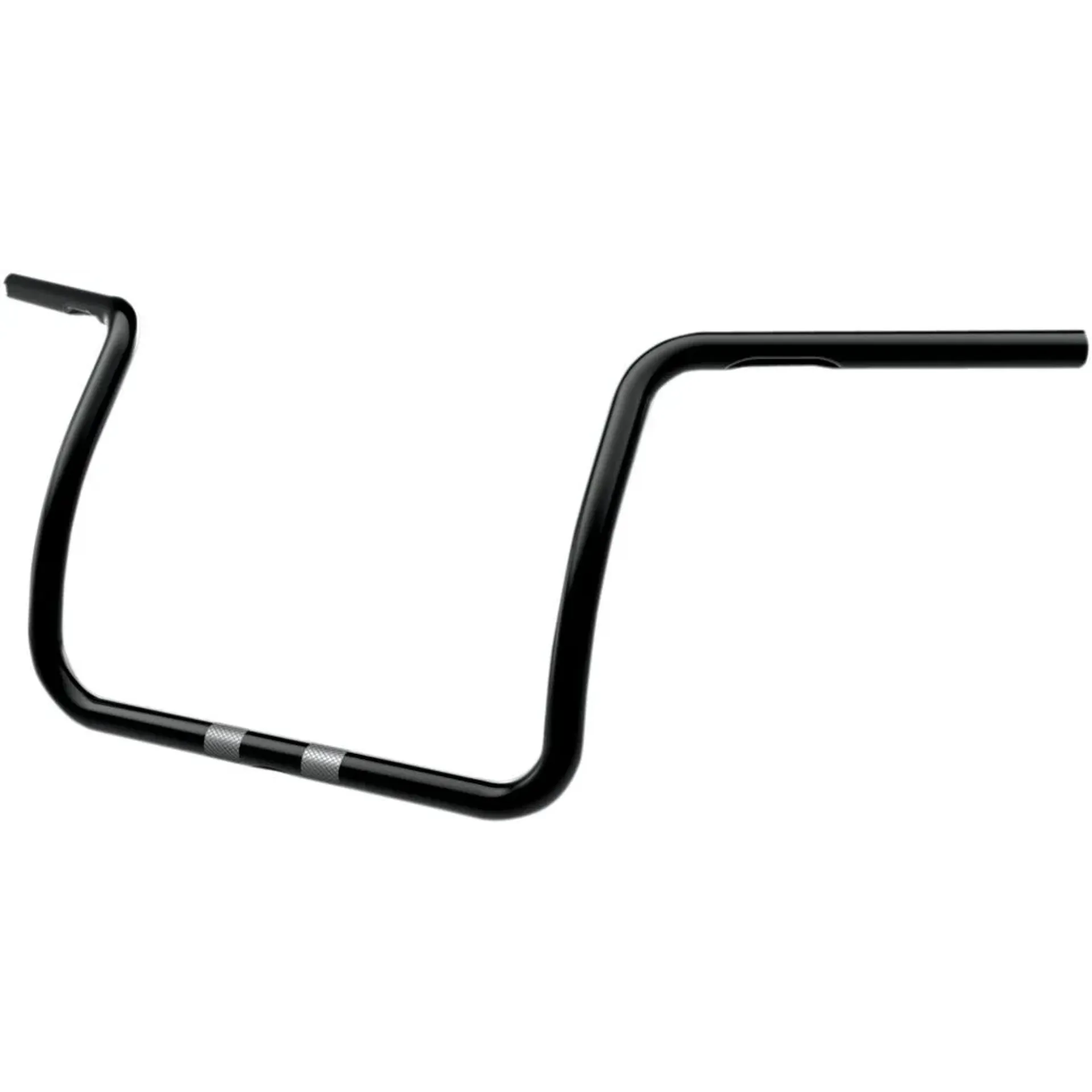 Handlebar 1″ Sweeper Bar, Wide 2″+2″ Tall Black