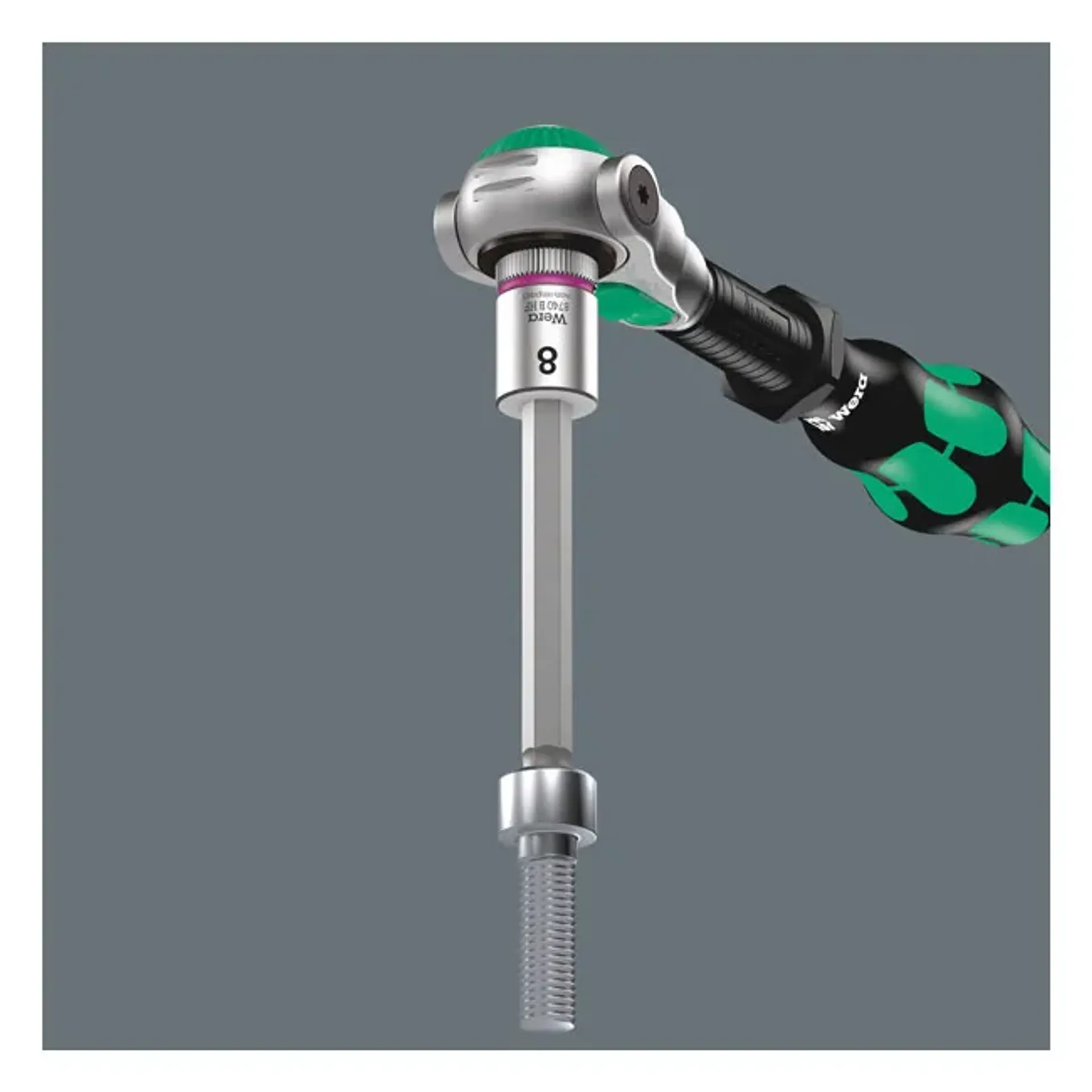 Wera extended 3/8" Hex socket bits - US sizes