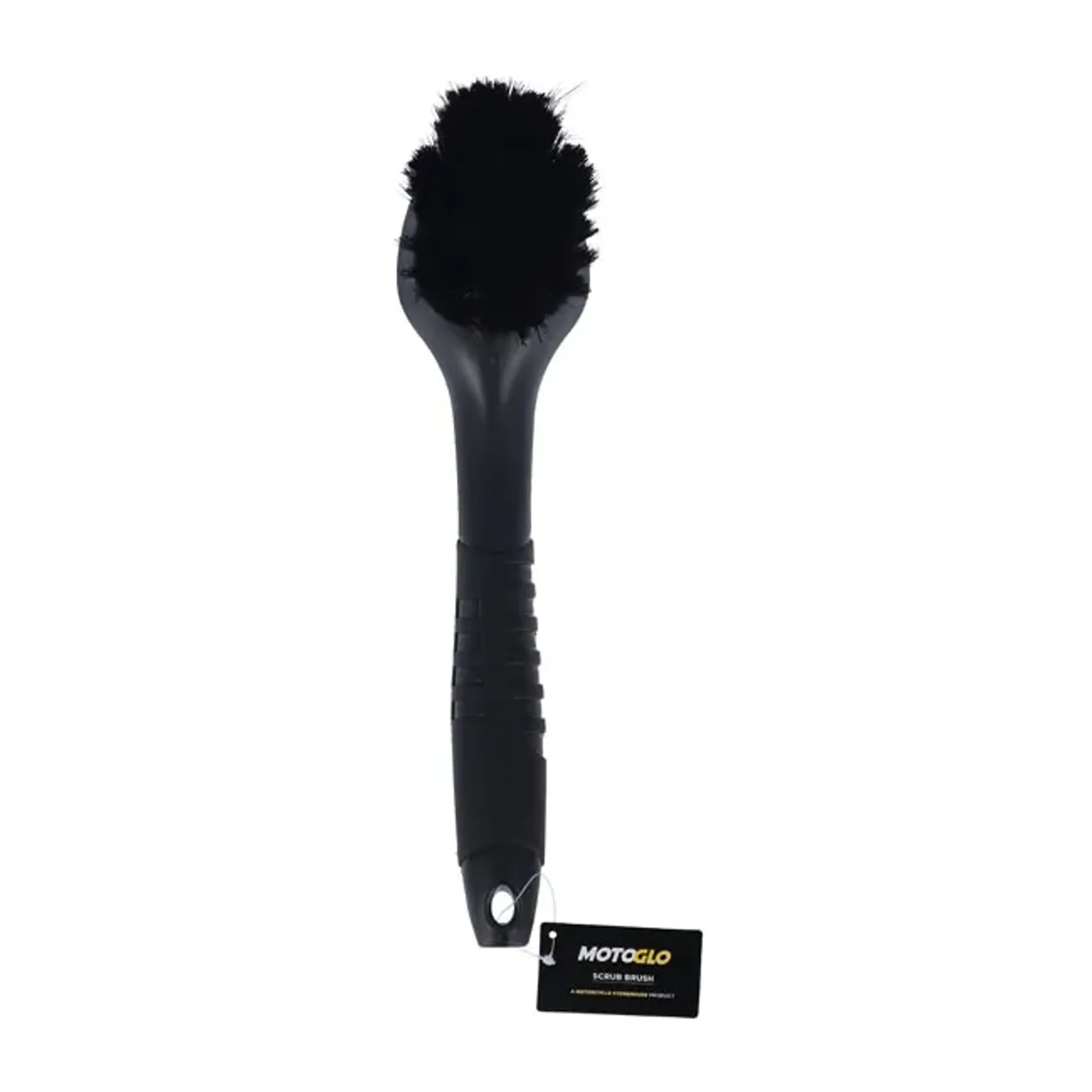 MotoGlo, scrub brush