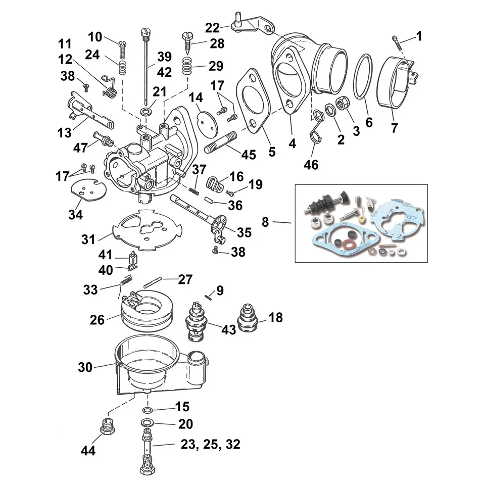 Bendix float bowl