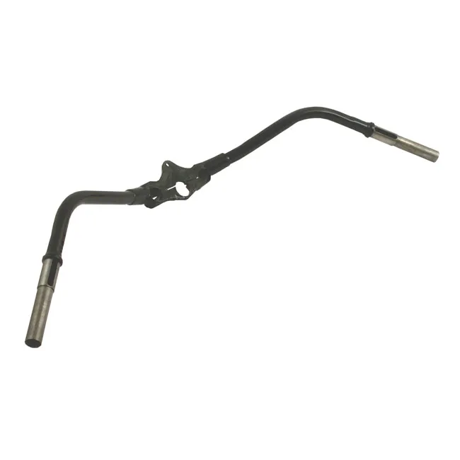 Early springer handlebar, offset, chrome