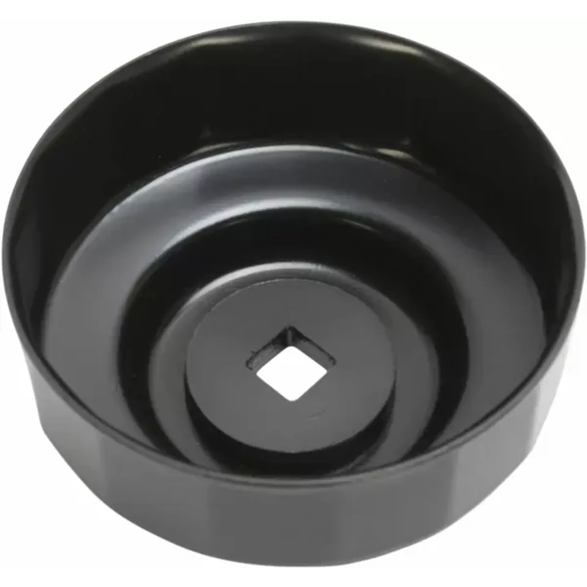 Custom Replacement Oil Filter Cup / 80 Mm / Black-Powder Coated / Aluminum