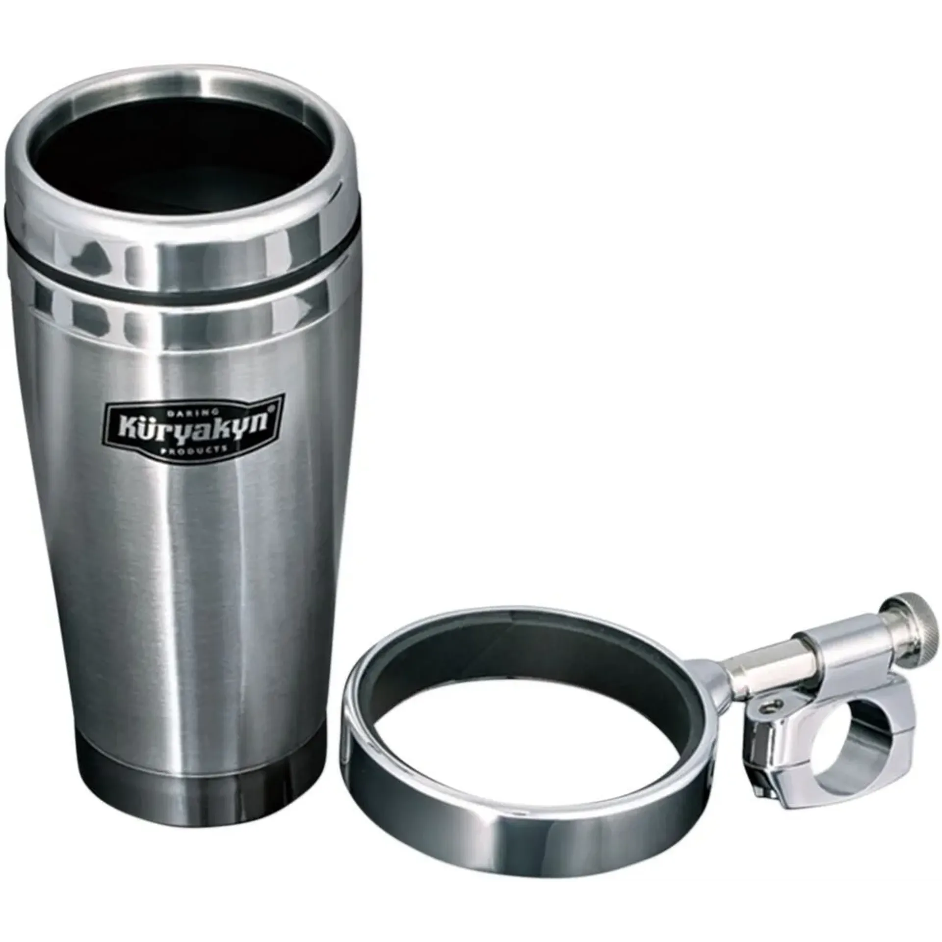 Universal Drink Holder With Stainless Cup 1″ Chrome
