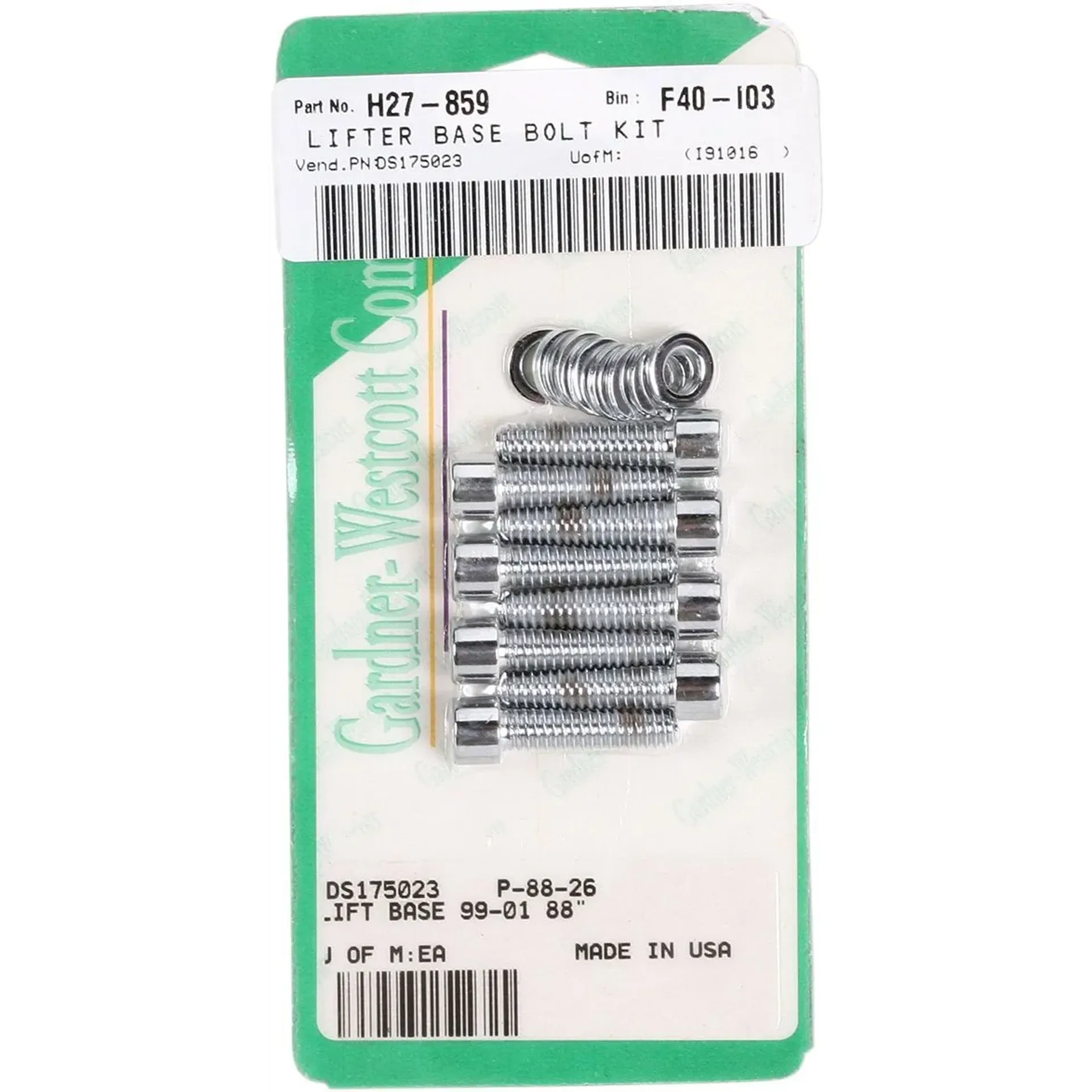 Lifter Block Kit Smooth Steel Custom Replacement Chrome Natural