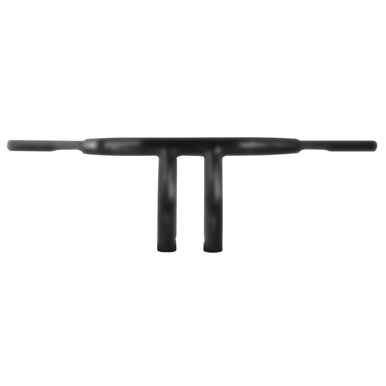 Burly 1-1/4" T-Bar 7" Rise TBW Black