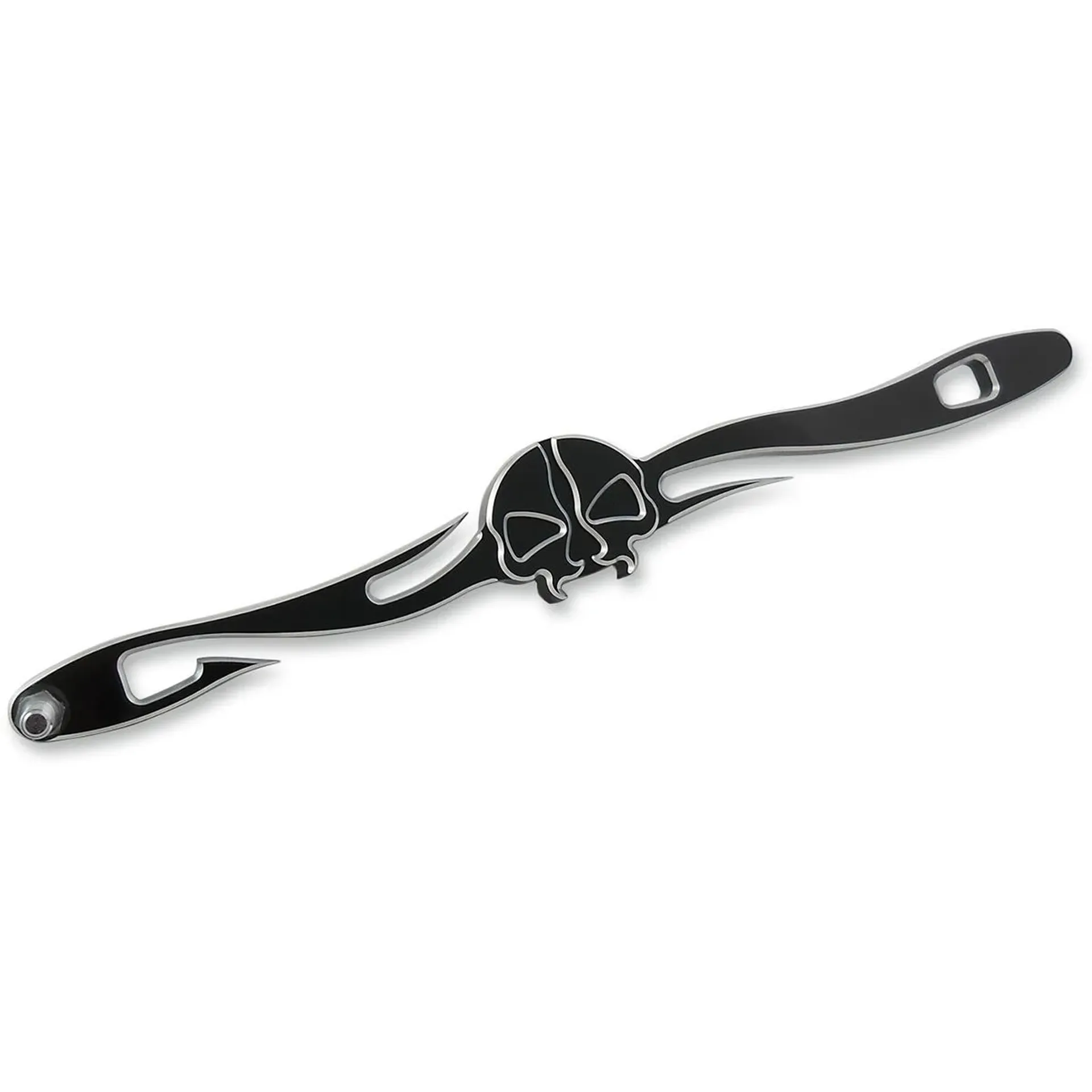Shift Linkage Split Skull Custom Black