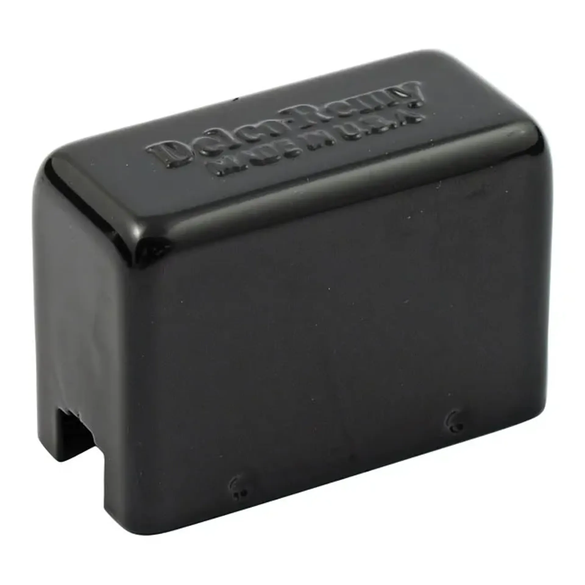Delco-Remy regulator relay cover 3-post. Black