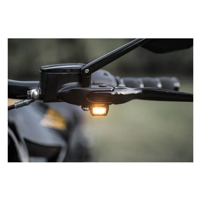Killer Custom "Turbo" LED turn signals. Black - Afbeelding 2