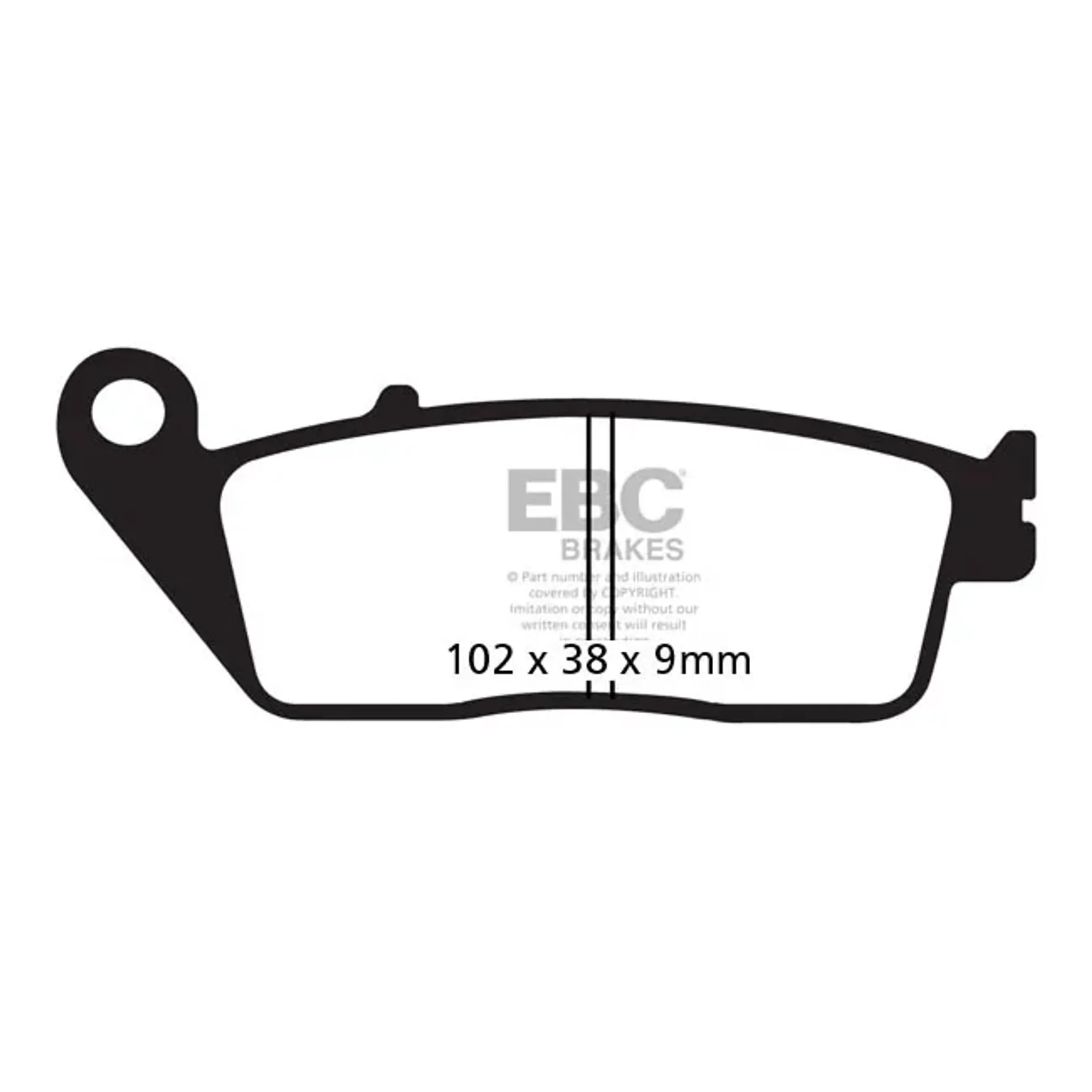 EBC Organic brake pads
