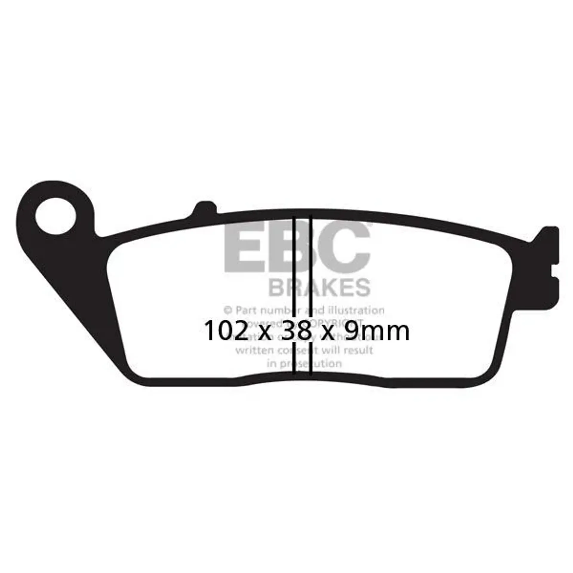 Brake Pad Fa-V Series Sintered Metal/Organic Compound