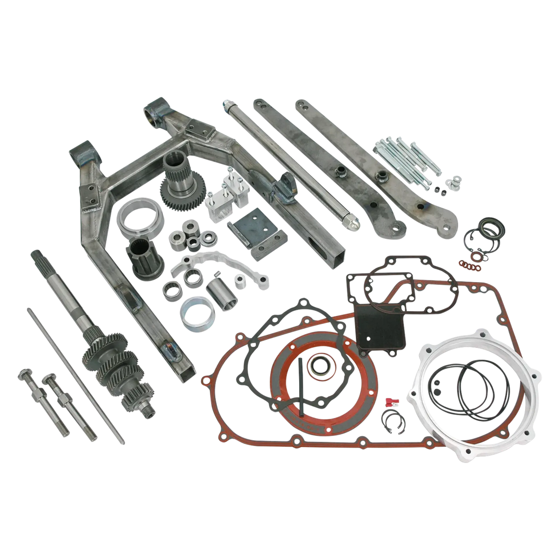 Wide Ass swingarm kit raw FXD06-17