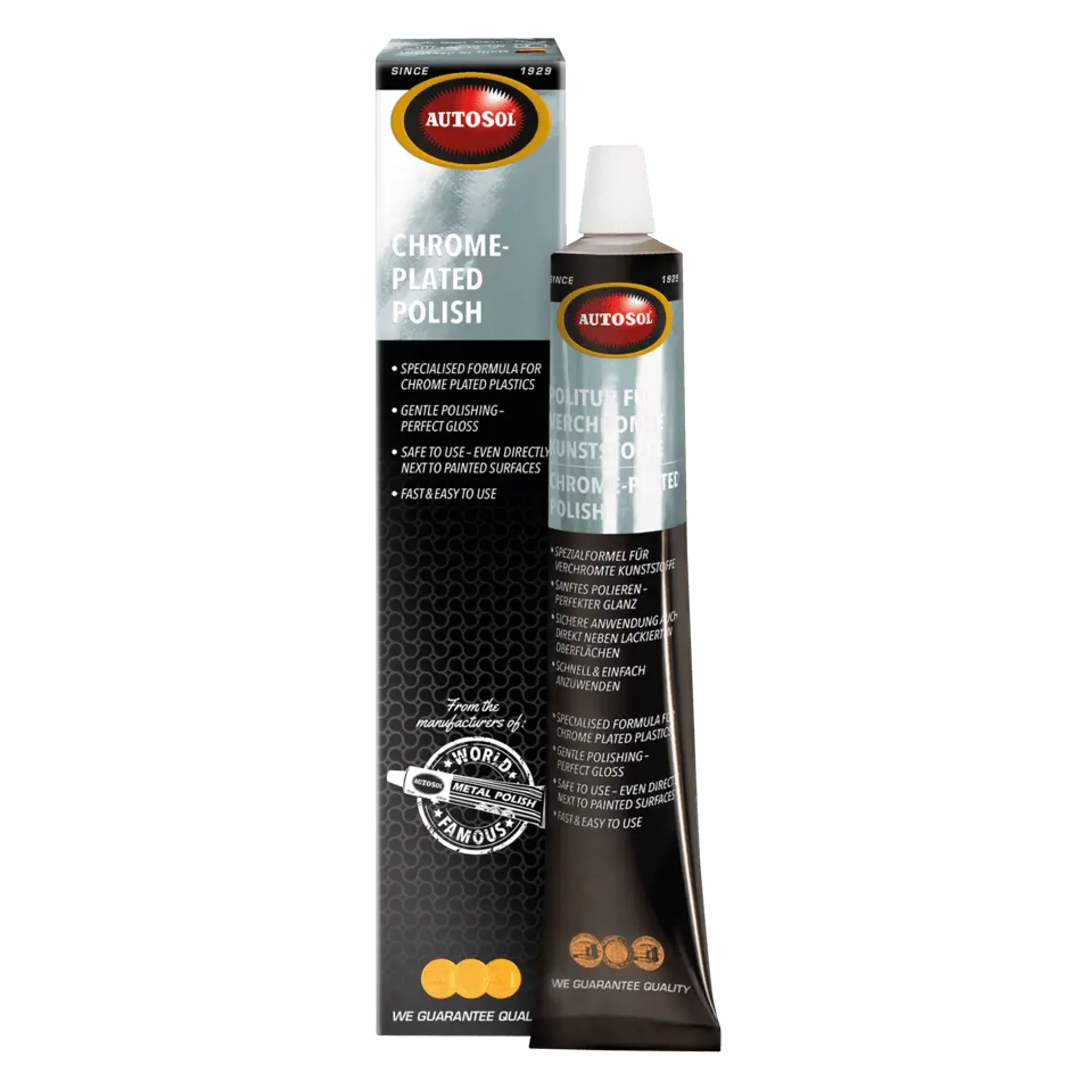 Autosol Plastic Chrome Polish 75ml EACH