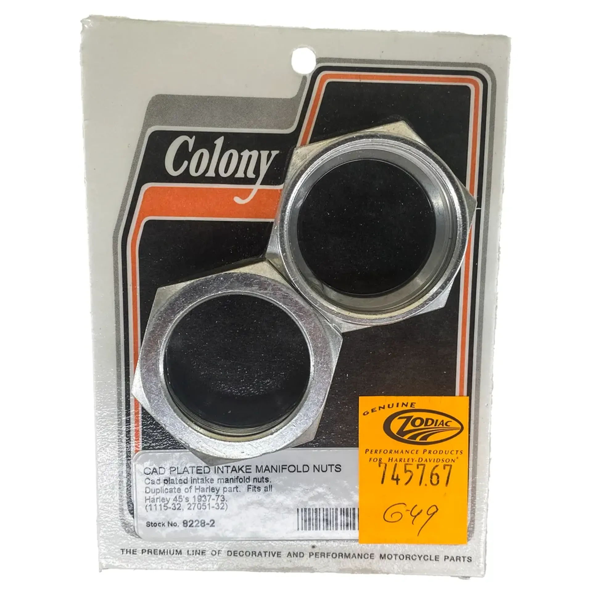 nut, inlet packing, WL, white plated