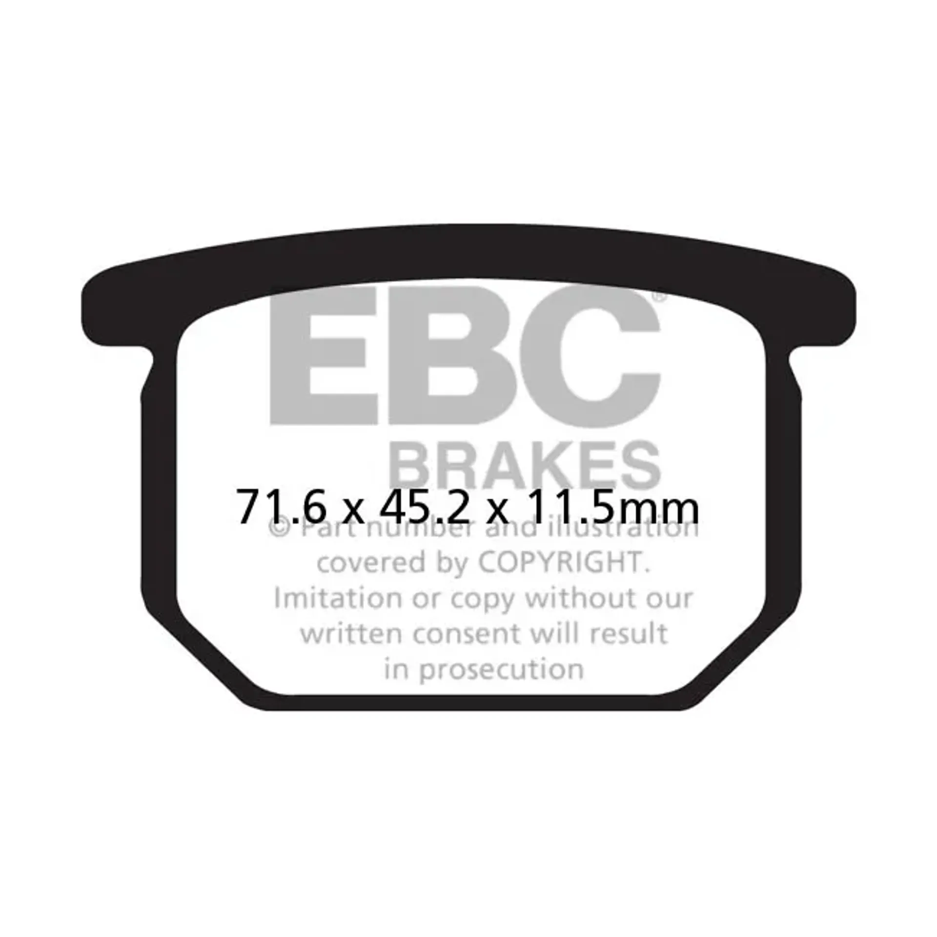 EBC Organic brake pads