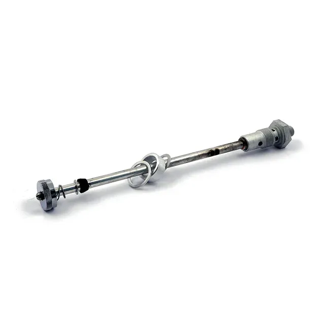 Early style gas valve set. Chrome knob