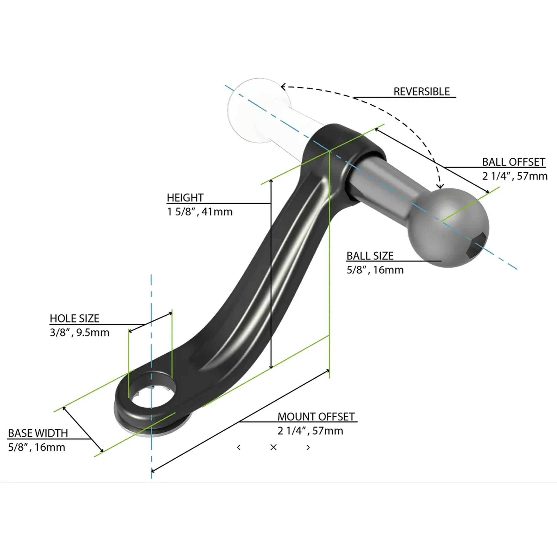 Mirror Mount Blk
