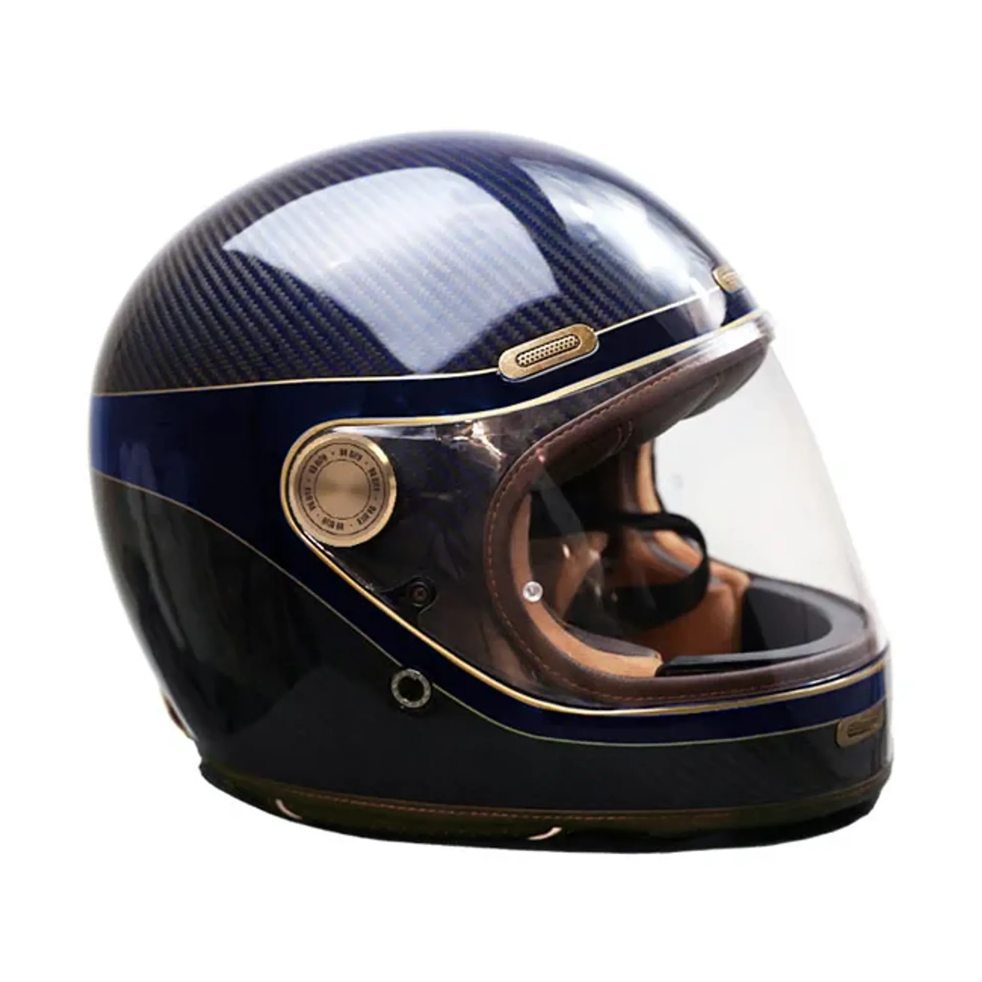 By City Roadster III helmet carbon golden blue