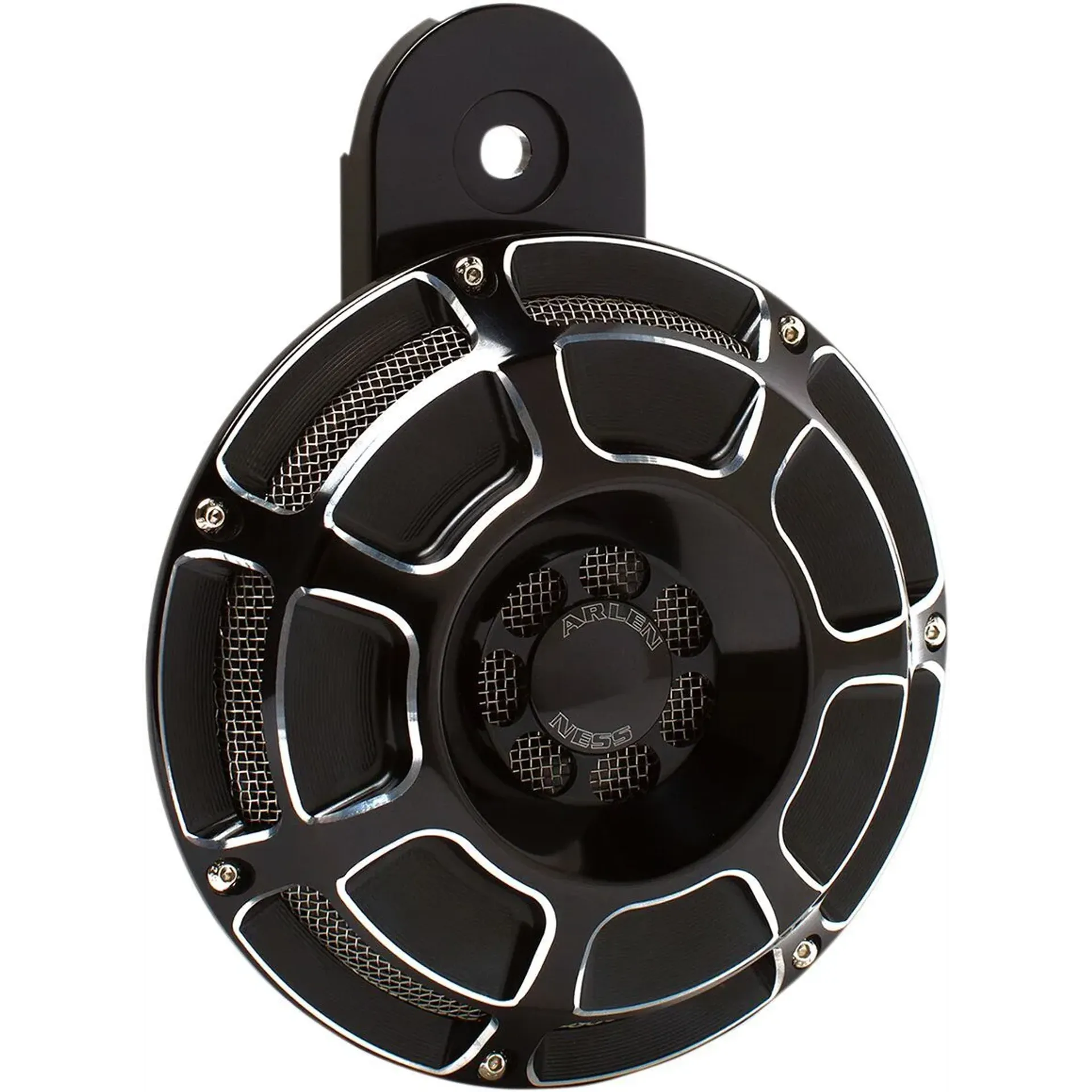 Horn Beveled Black Universal