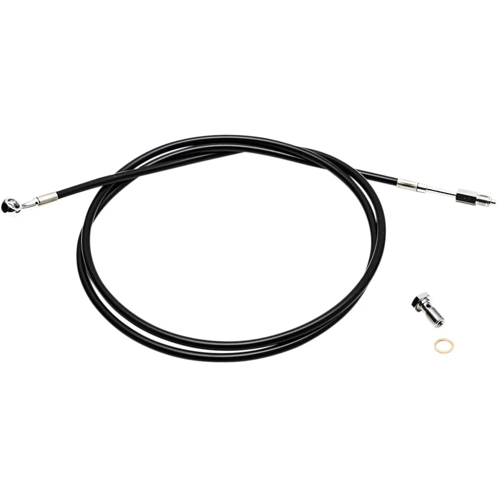 Black Vinyl Cvo Clutch Cable For 18″-20″ Apes / Stock Length