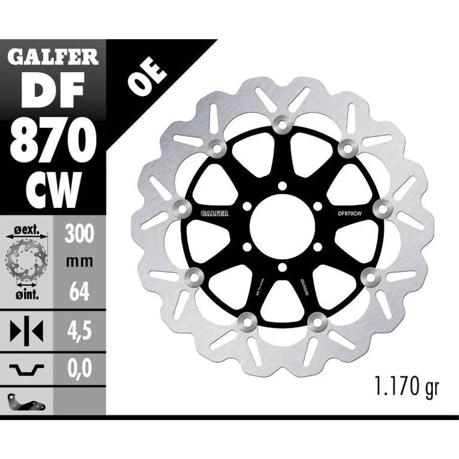 Brake Disc Float Wave