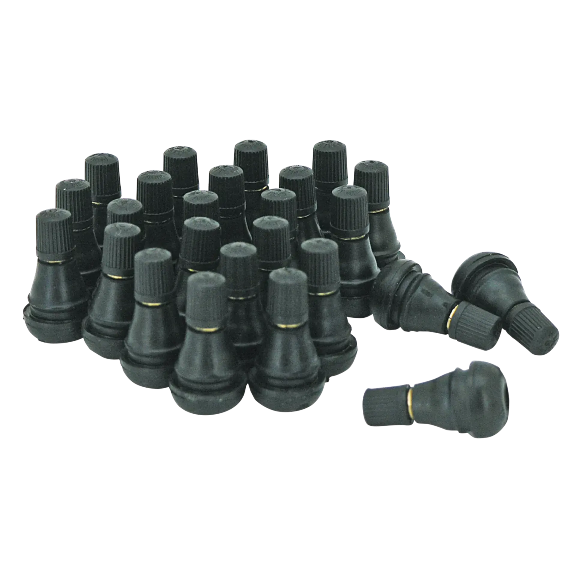 25pck Tubeless Tire Valves Rubber