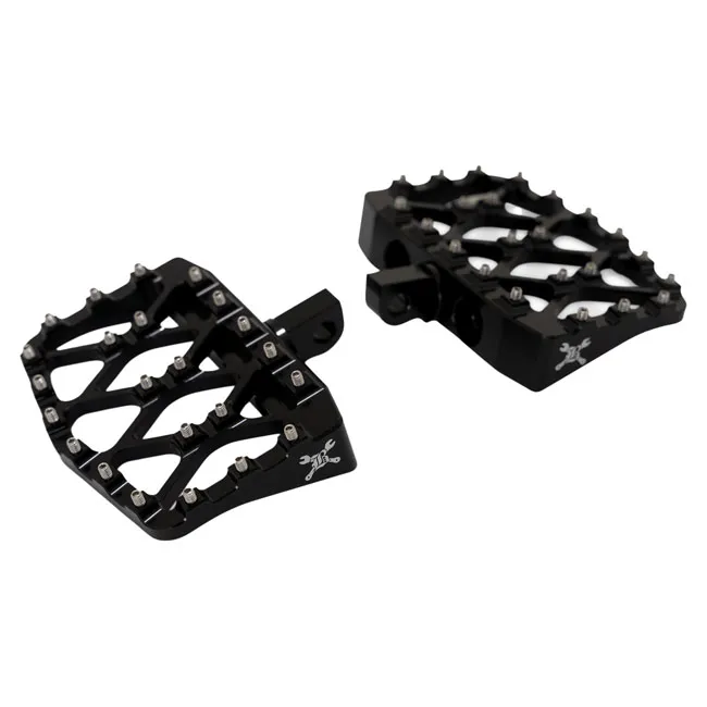 Burly, MX-Evolution mini floorboards, Passenger. Black - Afbeelding 4