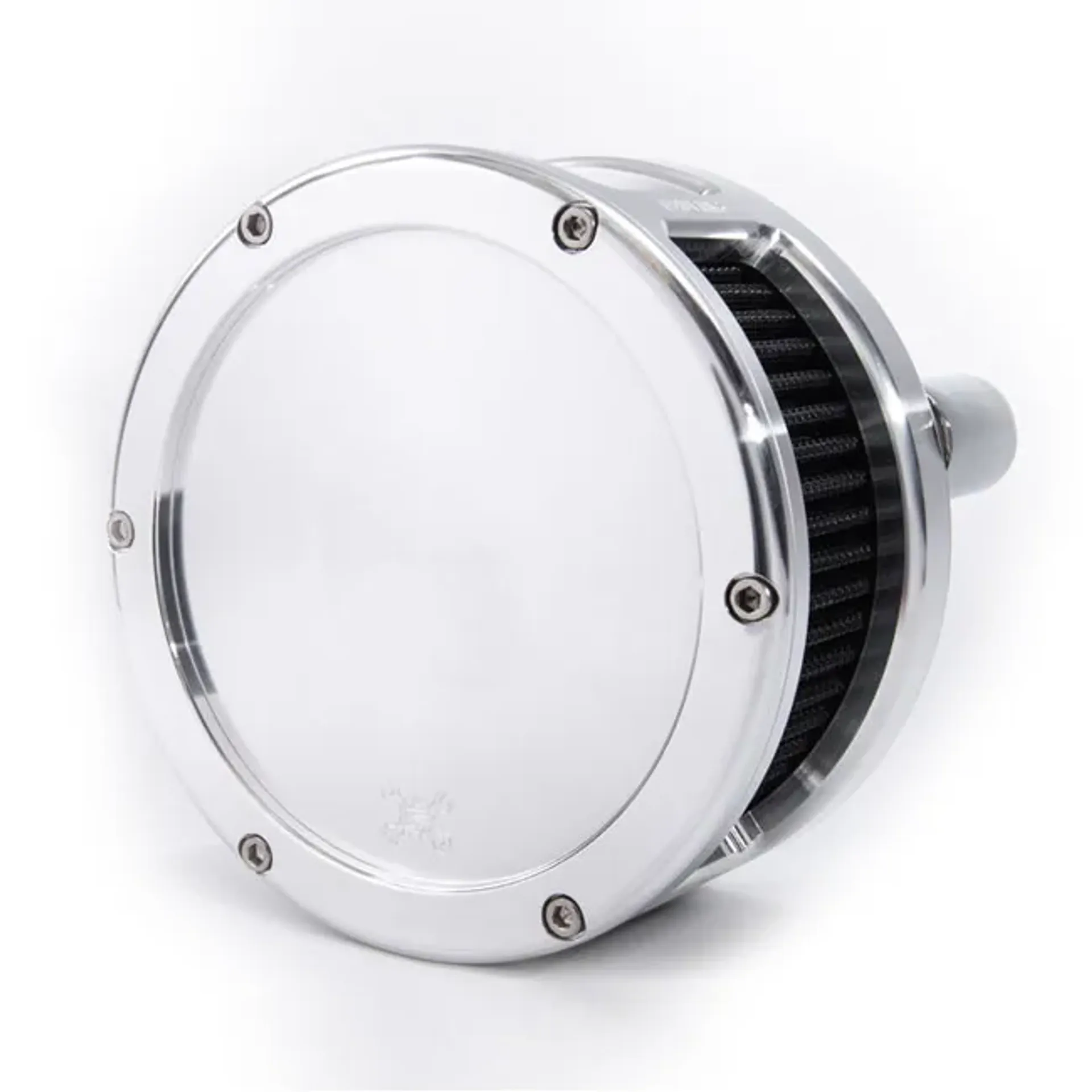 Feuling, BA air cleaner. Raw. Black filter. Solid cover