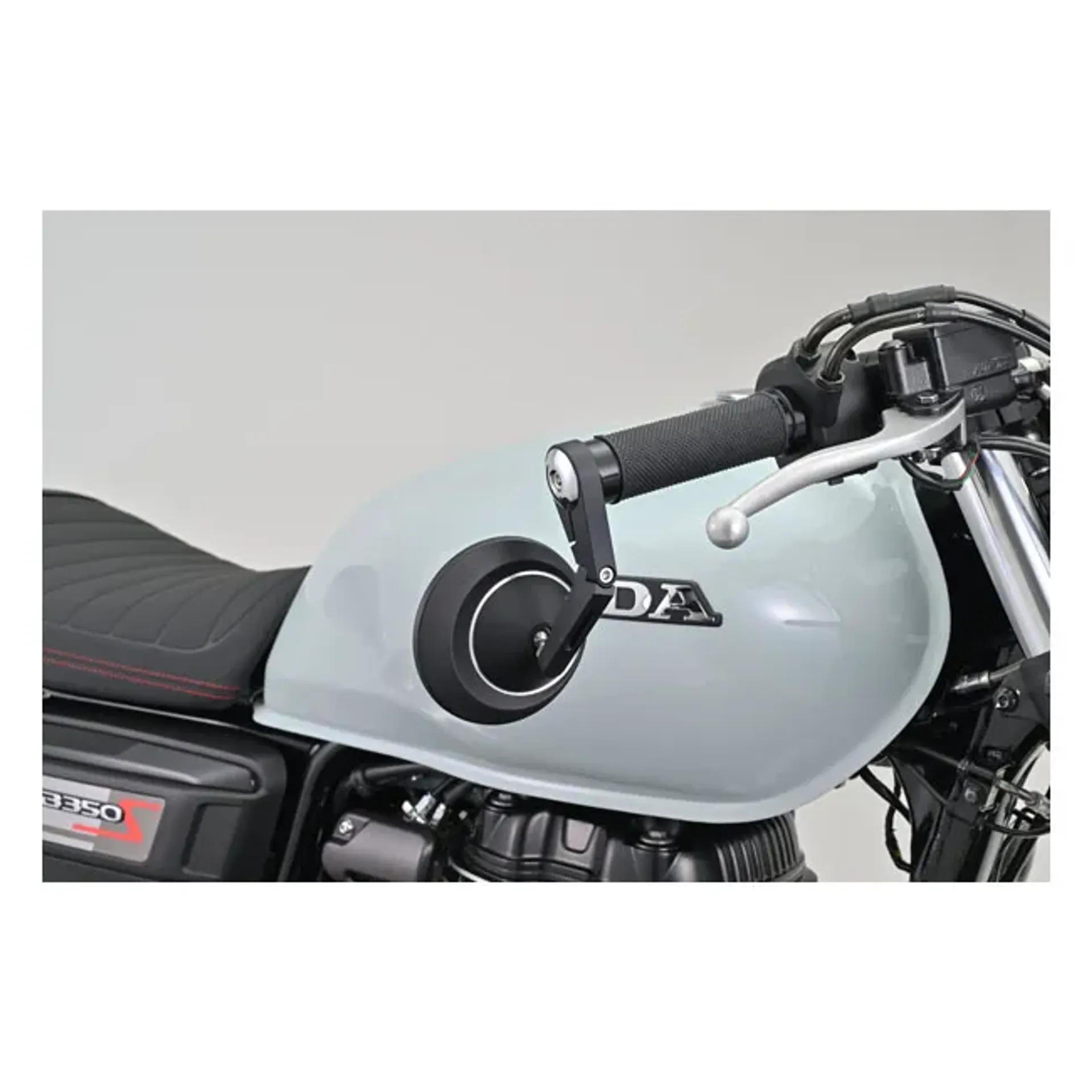 Daytona, bar end mirror adaptor set. Chrome