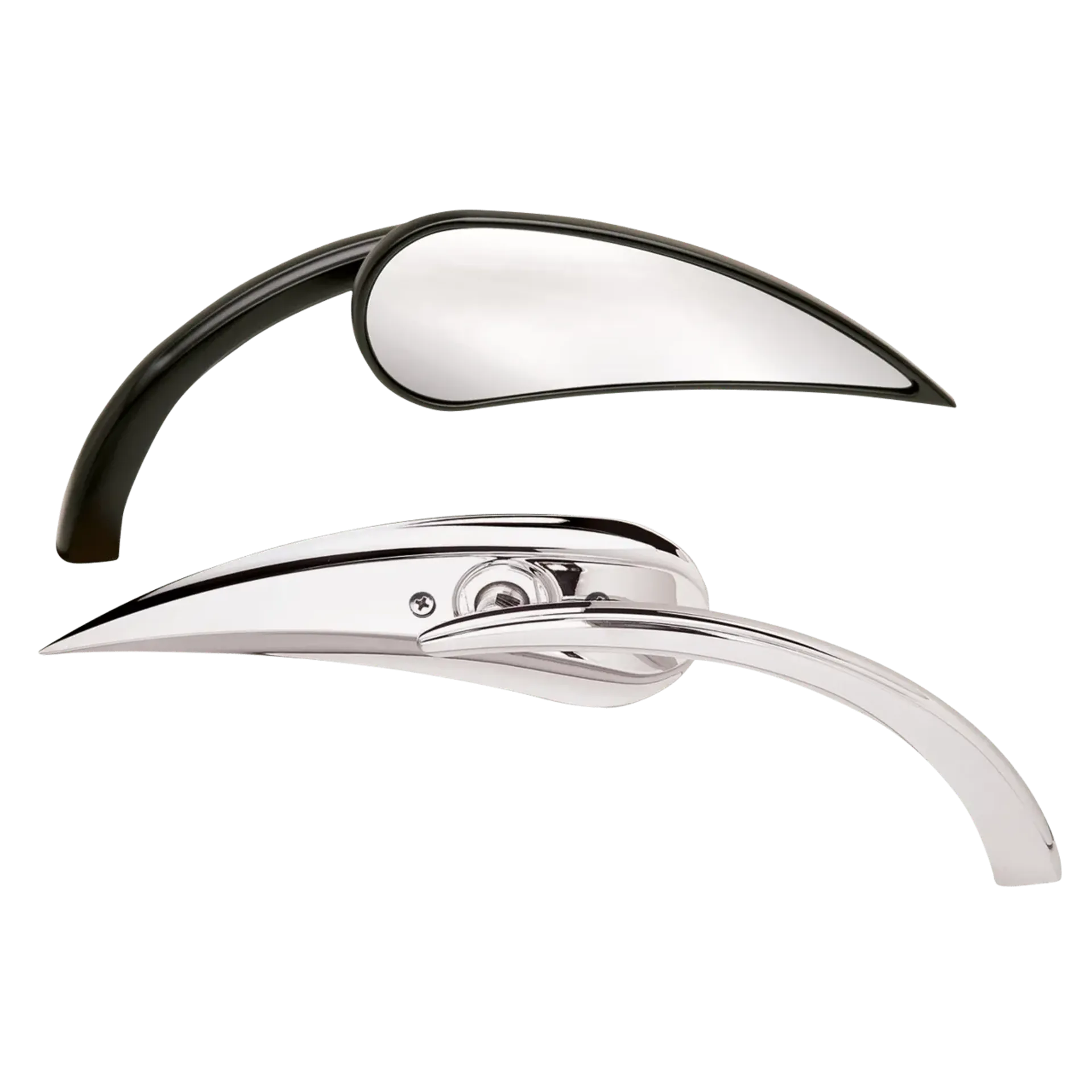 CHROME RAD-II MIRROR LEFT