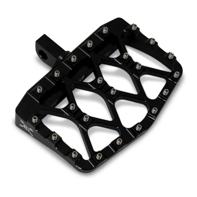 Burly, MX-Evolution mini floorboards, Passenger. Black - Afbeelding 2
